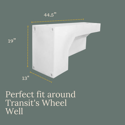 Transit Wheel Well Water Tank (27 Gallon)