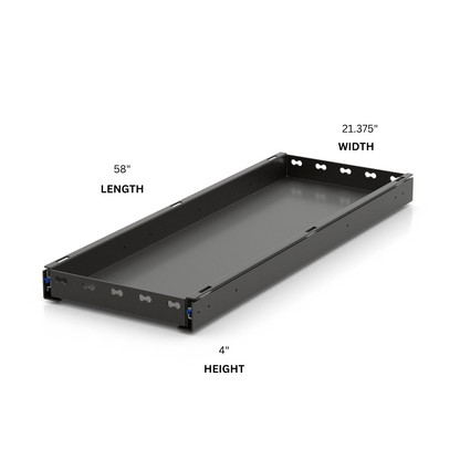Aluminum Slide Out Storage Tray for Bikes, Boards and Gear