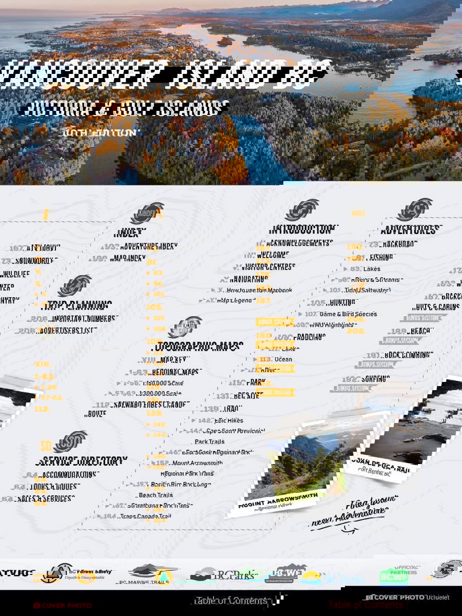 Vancouver Island BC Backroad Mapbook