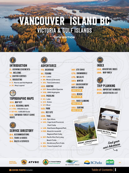 Vancouver Island BC Backroad Mapbook