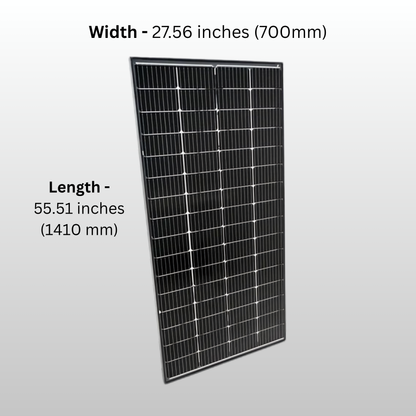 Lumera 220W Bifacial Black Solar Panels