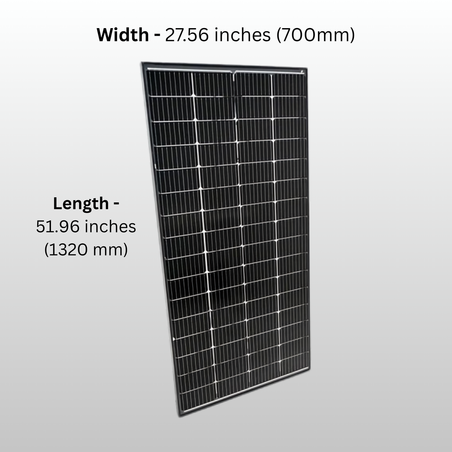 Lumera 200W Bifacial Black Solar Panels
