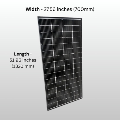 Lumera 200W Bifacial Black Solar Panels