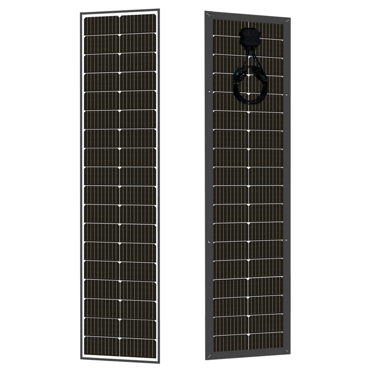 Lumera 140W Slim Bifacial Black Solar Panel – Driftwood Vans