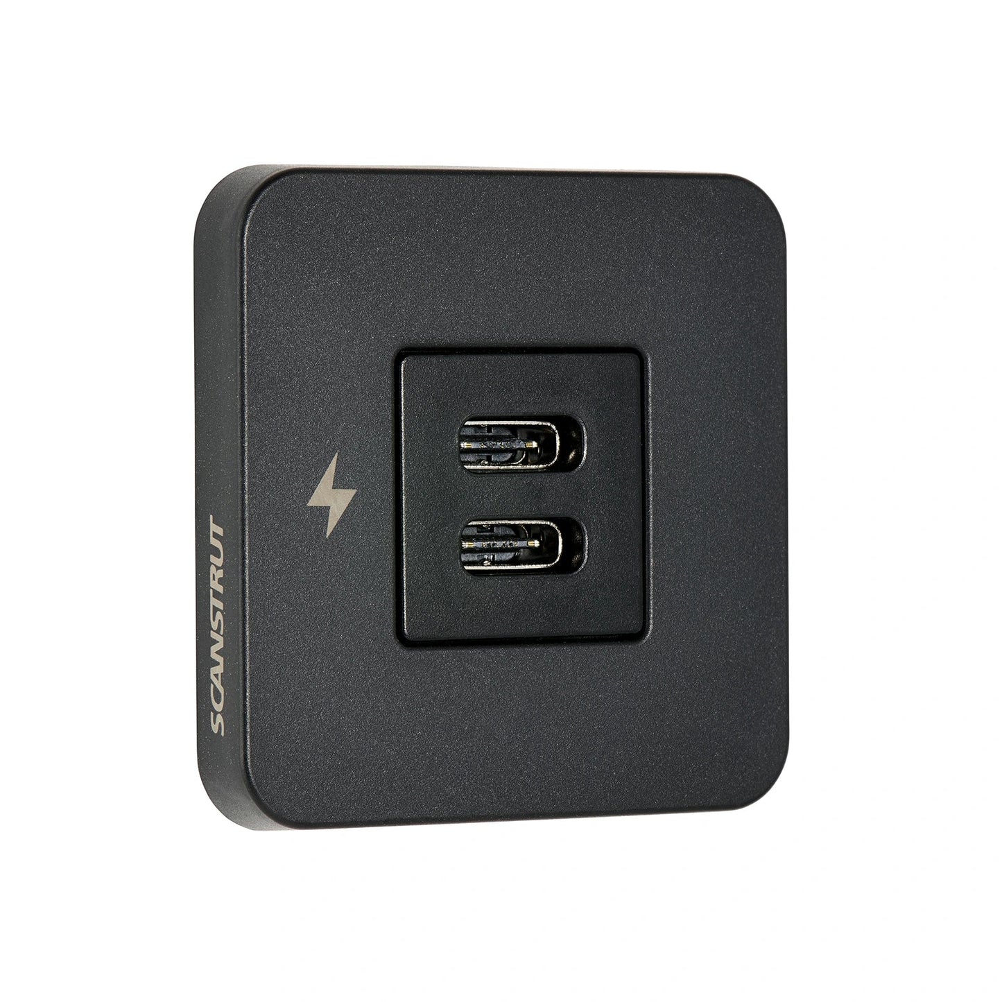 Scanstrut TILE Dual USB-C Interior Charging Socket – Black Bezel